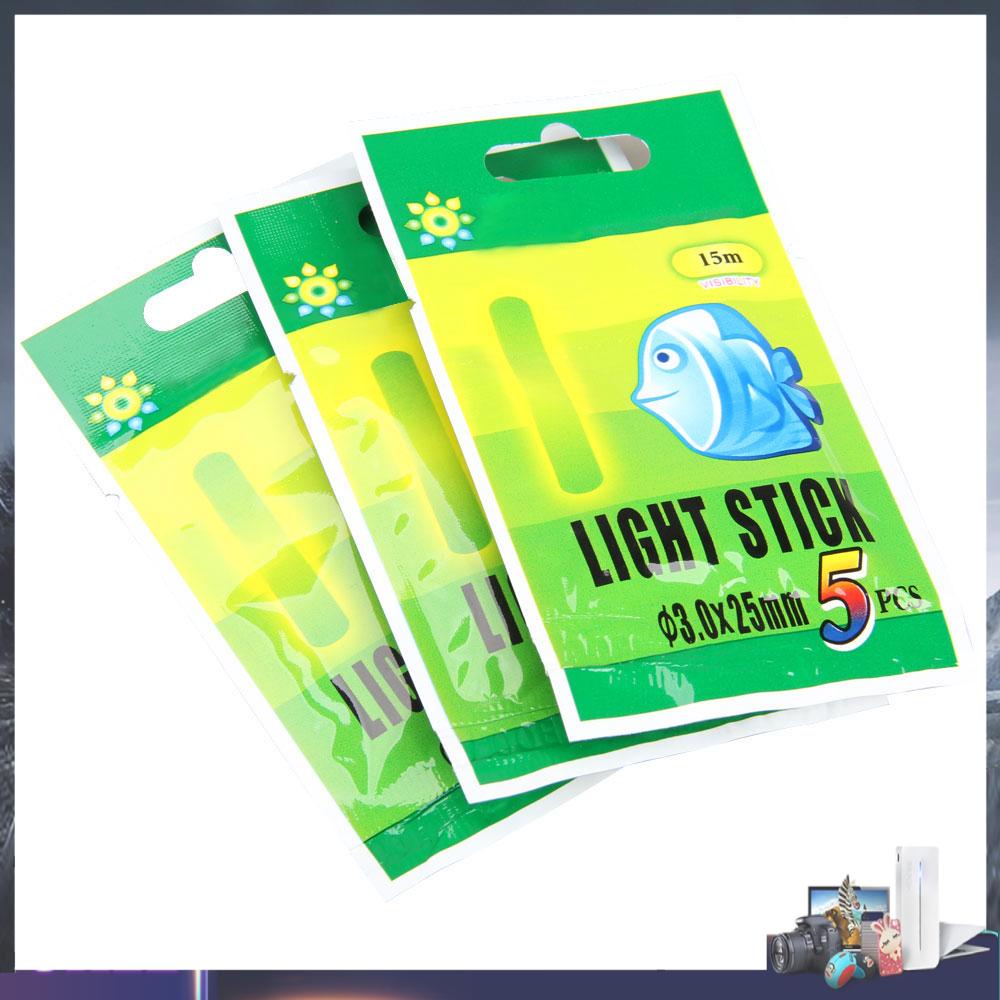 50 Que Đèn Dạ Quang Gắn Phao Nổi Câu Cá 25mm/37mm