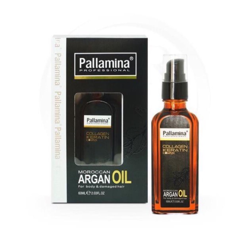 Tinh Dầu Dưỡng Tóc PALLAMINA ARGAN OIL 60ml Phục Hồi Mềm Mượt