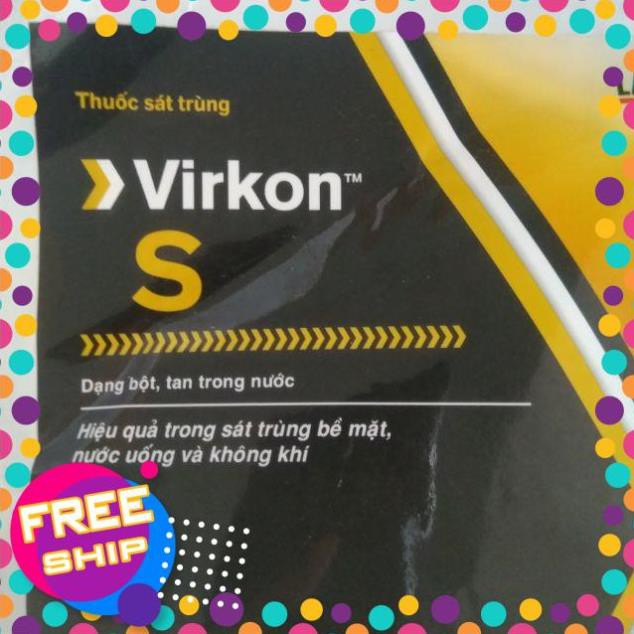 siêu sale  SÁT TRÙNG CHUỒNG TRẠI THẾ HỆ MỚI VIRKON 500G socmom 90
