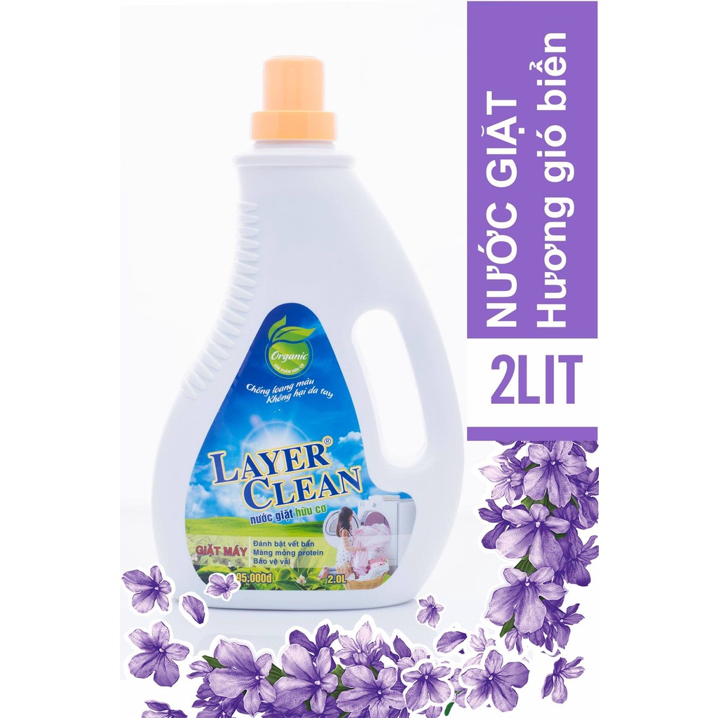 Nước giặt hữu cơ Layer Clean hương gió biển 2L