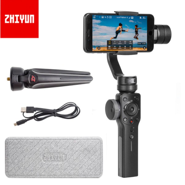 Gimbal điện thoại Zhiyun Smooth 4 chính hãng, đẹp 99%, Gimbal F8 New Seal