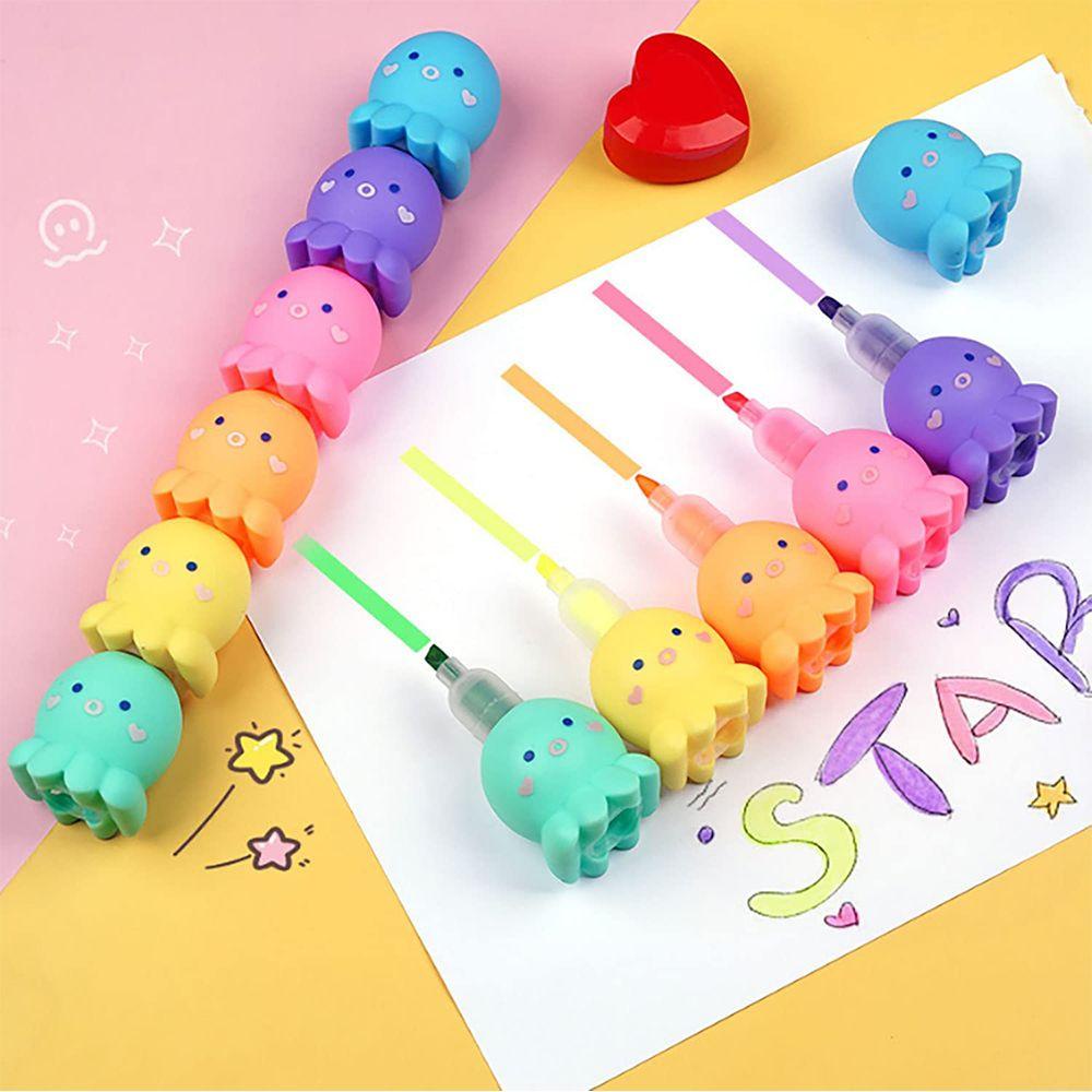 PISTA Bút Vẽ Graffiti Dễ Thương Có Thể Xếp Chồng Lên Nhau