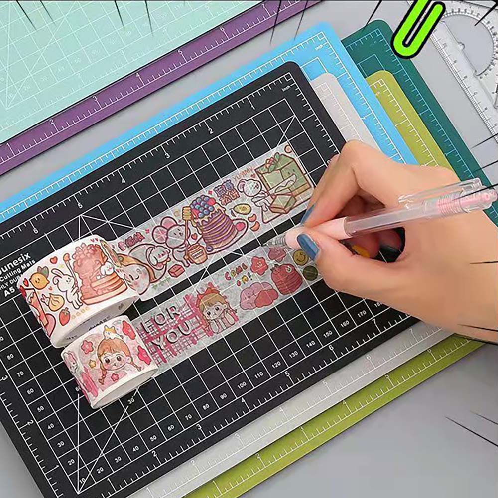 Dụng Cụ Cắt Giấy Washi Dạng Nhấn Tiện Dụng Cho Trường Học