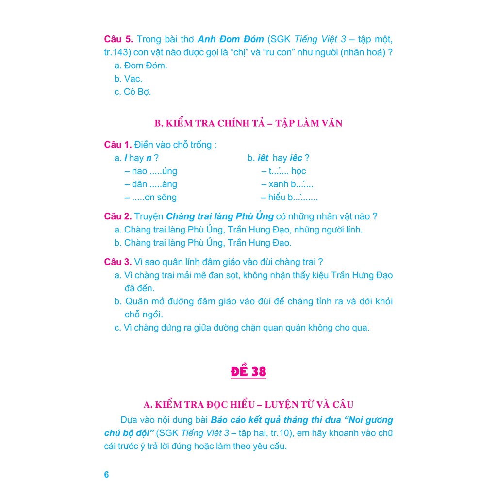 Sách: Tuyển Chọn Đề Ôn Luyện Và Tự Kiểm Tra Tiếng Viêt 3 - Tập 2 - TSTH