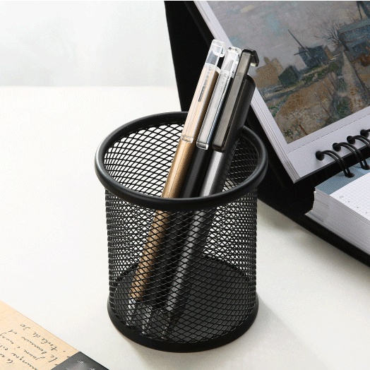 Bút Bi Mực Đen Ngòi 0.5MM Vỏ Kim Loại Chất Lượng Cao