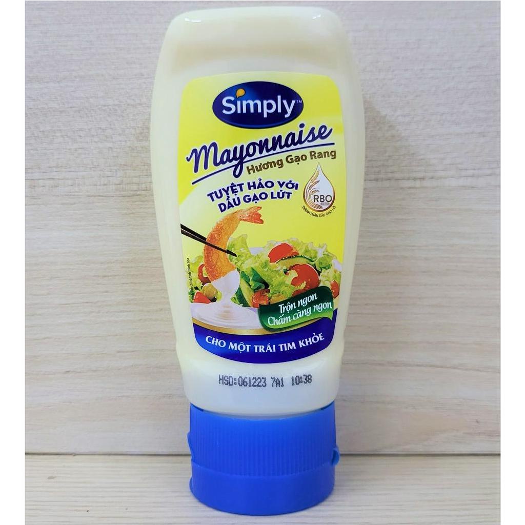 SIMPLY  SỐT MAYO HƯƠNG GẠO RANG  Mayonnaise with Fried Rice Flavor