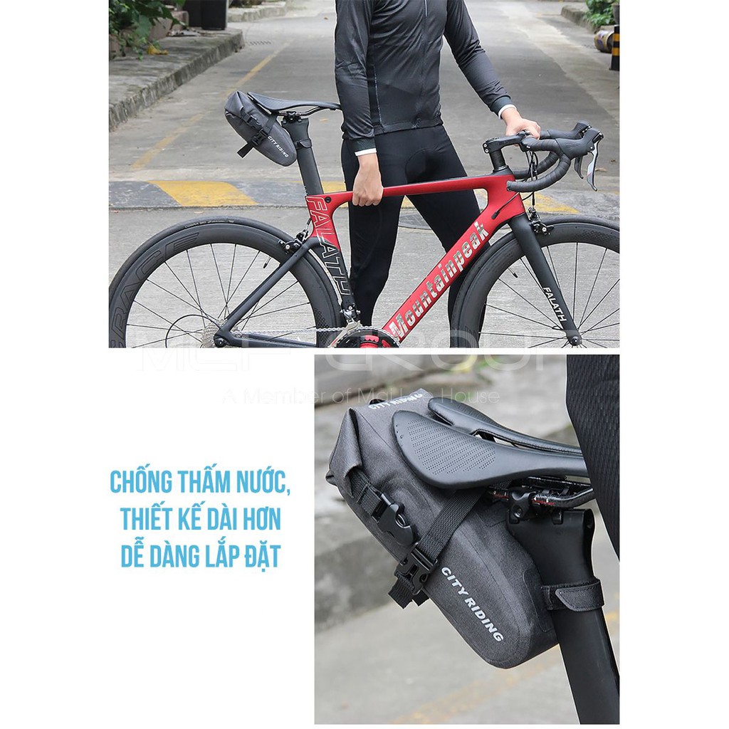Túi Treo Gắn Dưới Cốt Yên Sau Cho Xe Đạp Thể Thao, Xe Đạp Đua, Xe Đạp Địa Hình Cỡ Lớn Chống Nước MLH