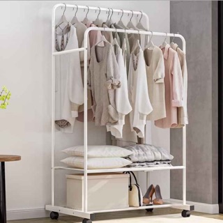 Kệ đôi treo quần áo decor