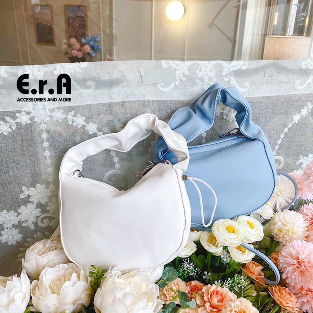 Túi Xách Đeo Chéo Nữ ERASHOP 077274 - Vải Dây Nhún Trơn Basic (mẫu 2), Dễ Thương, Phong Cách Hàn Quốc, Siêu Rẻ Đẹp