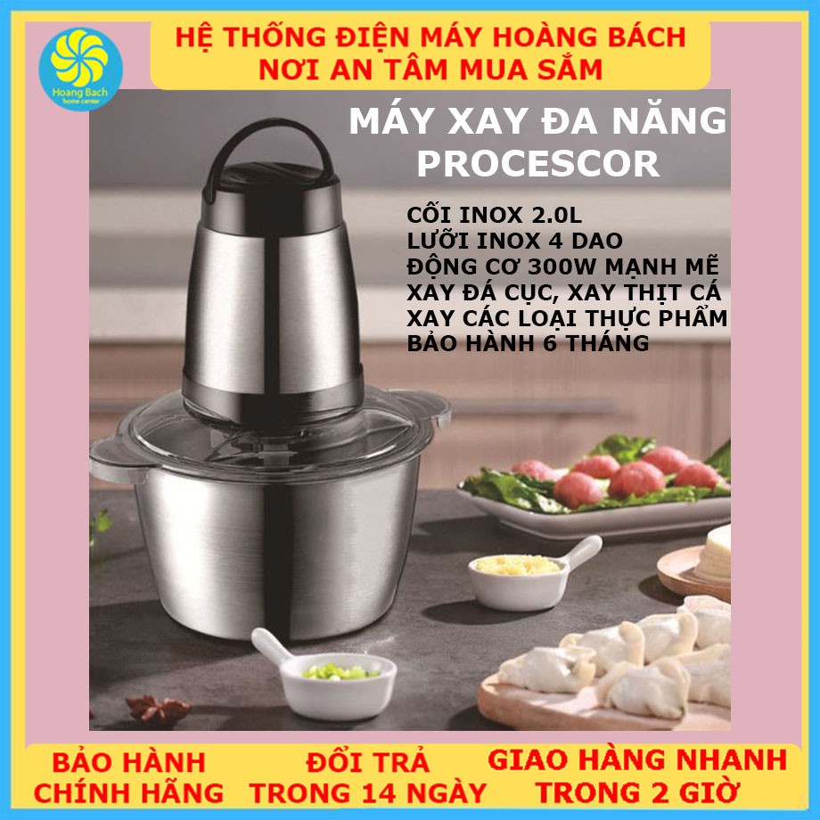 RẺ SỐ 1Máy xay thịt đa năng Food Processor dung tích 2L - Bảo hành 6 Tháng toàn quốc