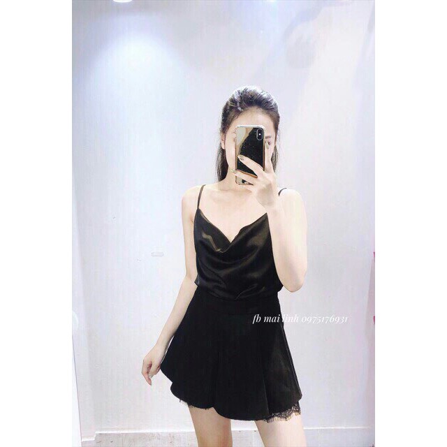 Áo 2 dây phi bóng cổ đổ | BigBuy360 - bigbuy360.vn