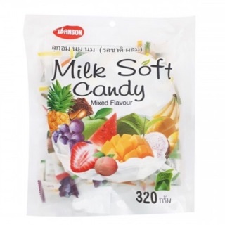 Kẹo sữa mềm trái cây hỗn hợp thái lan 320gr