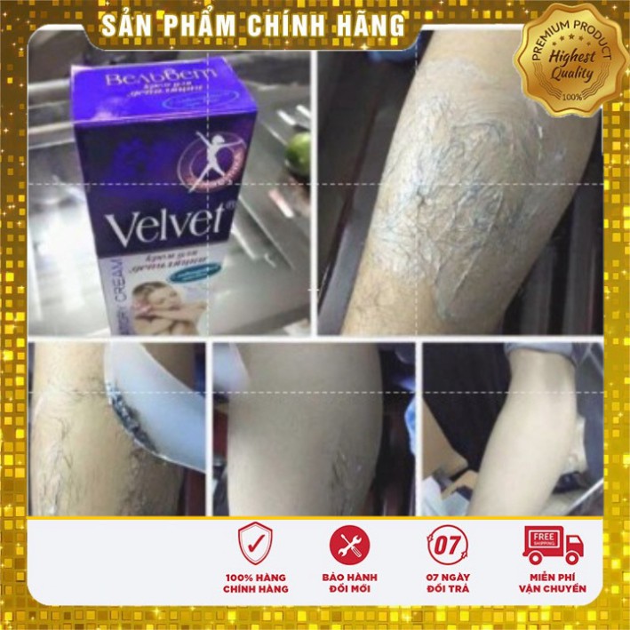 (HÀNG AUTH) KEM TẨY LÔNG VELVET CHO DA NHẠY CẢM DEPILATORY NGA 100ML (Hàng chính hãng)