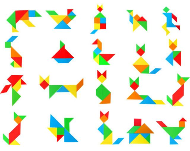 [LOẠI TỐT ] Đồ chơi xếp hình Tangram cổ điển