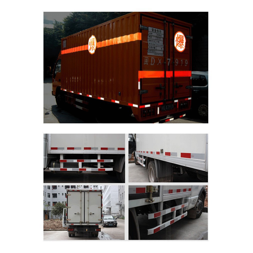 Set 5/ 10 miếng dán phản quang cảnh báo an toàn cho xe hơi