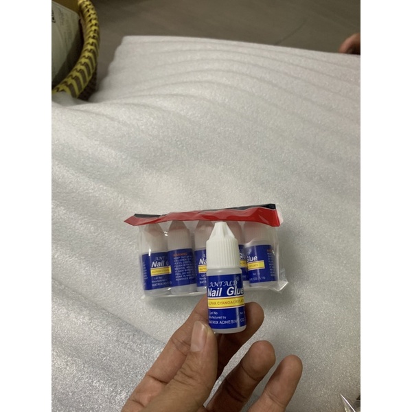 keo mini dán móng 3gr xanh.