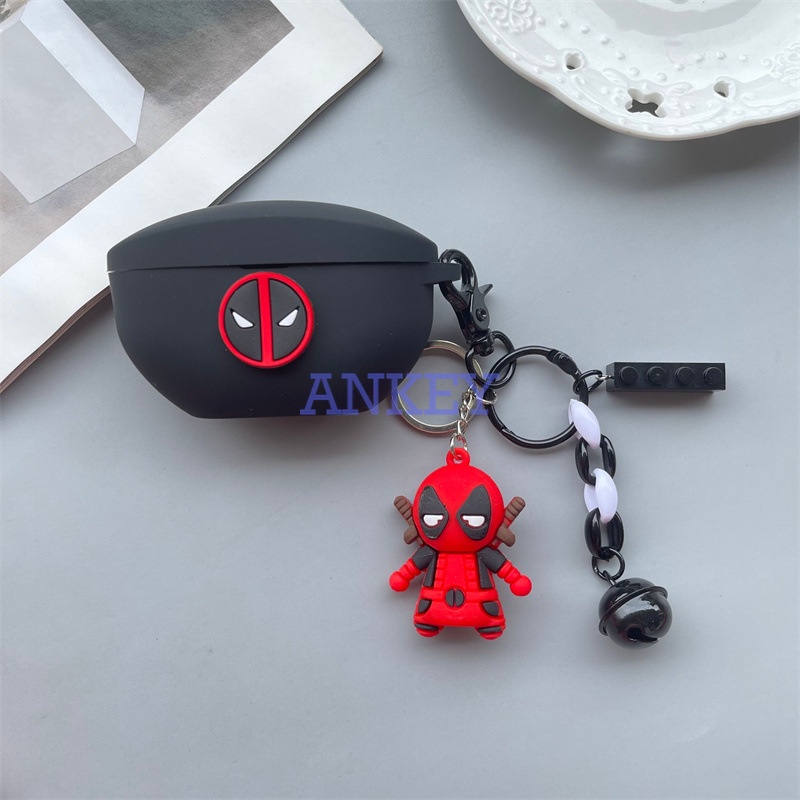 Sony WF-SP800N WF-1000XM4 WF-1000XM3 XB700 C500 H800 Vỏ Bảo Vệ Hộp Sạc Tai Nghe Hình Deadpool Chống Nước