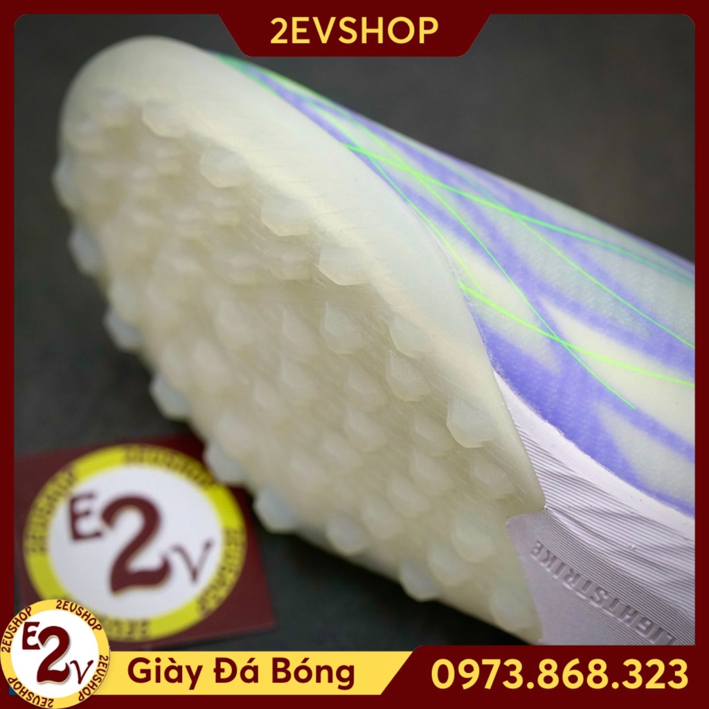 Giày đá bóng nam 𝐗 𝐒𝐩𝐞𝐞𝐝𝐟𝐥𝐨𝐰.𝟏 Xanh Tím, giày đá banh thể thao cỏ nhân tạo cao cấp - 2EVSHOP