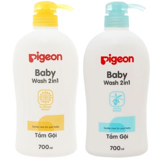 [CHÍNH HÃNG] Sữa Tắm Gội Toàn Thân Cho Bé Pigeon Baby Wash 2in1 700ml