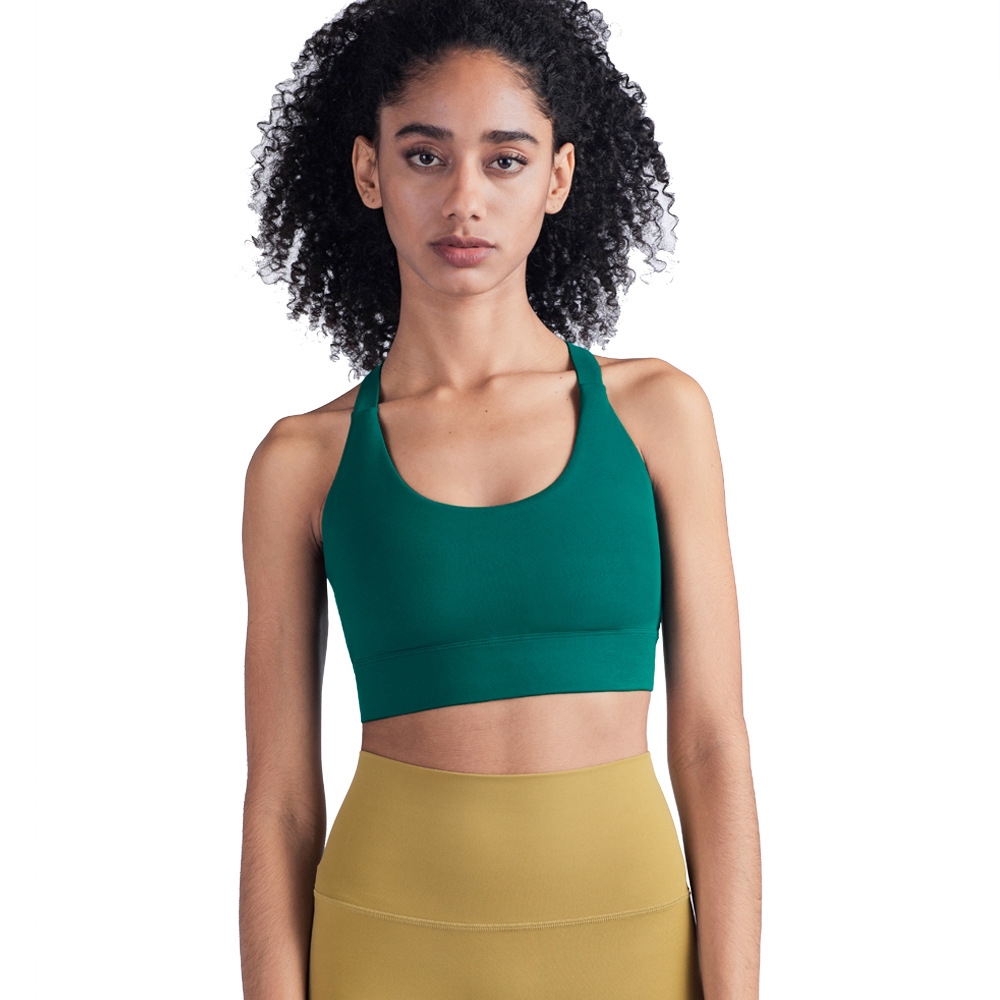 Bra Thể Thao Thiết Kế Dây Đan Chéo Lưng Quyến Rũ