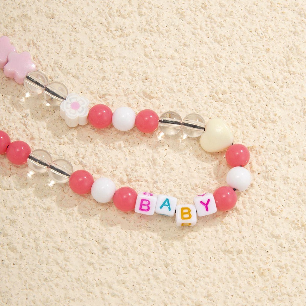 RAINBOW Dây Đeo Điện Thoại Di Động Bằng Acrylic Mềm Nhiều Màu Cho Nữ