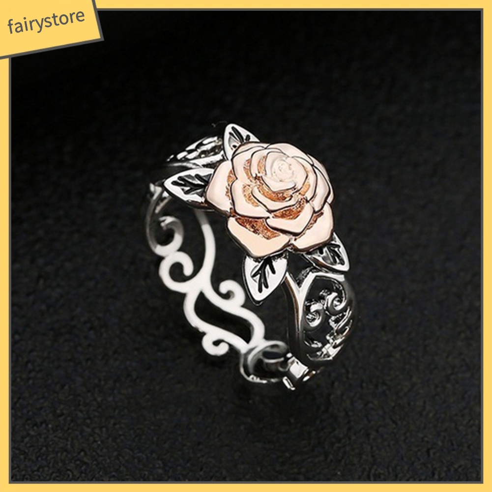 Nhẫn Đính Hôn Hoạ Tiết Hoa Phong Cách Vintage