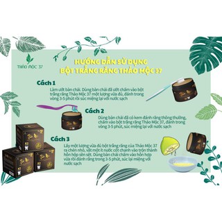 3 Hộp Bột Trắng Răng Thảo Mộc 37