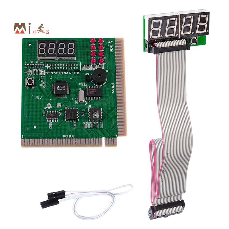 Thiết Bị Chẩn Đoán Bo Mạch Chủ Máy Tính Phân Tích 4 Chữ Số Với Đèn Led