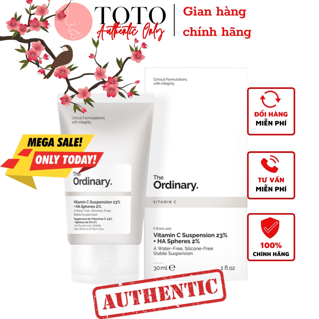 Kem dưỡng sáng da The Odinary VitaminC Suspension 23%, 30%  30ml TOTO Shop