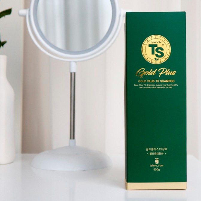 Dầu gội GOLD plus TS Shampoo 500ml, Ngăn ngừa rụng tóc, chống rụng tóc [sunflower1968] // Sản xuất tại Hàn Quốc