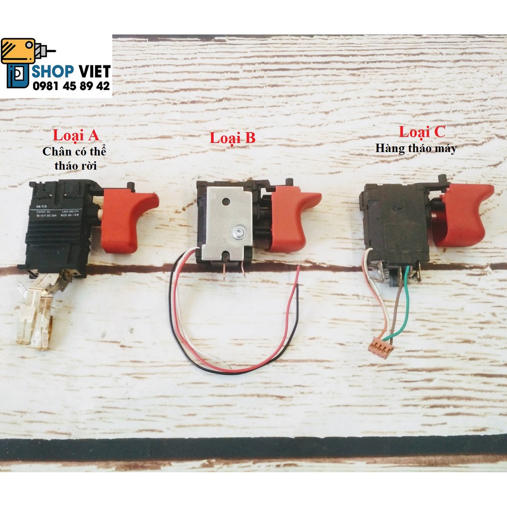 SV Công tắc điều tốc cho máy pin bosch 12-18V