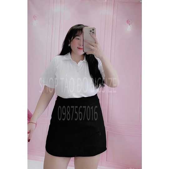 (TÁO ĐỎ BIGSIZE 55-90KG) CHÂN VÁY CHỮ A NGẮN LÊN FORM SIÊU XINH CÓ QUẦN TRONG ( ẢNH THẬT SHOP CHỤP 100%) 💕💕💕 | BigBuy360 - bigbuy360.vn