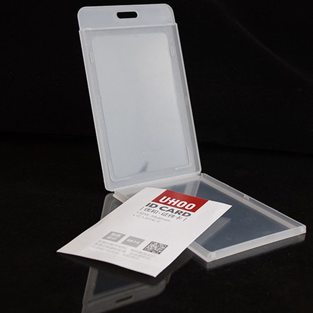 Thẻ ID Màu Trơn Đơn Giản Có Dây Đeo Chống Thấm Nước Tiện Lợi Dành Cho Học Sinh