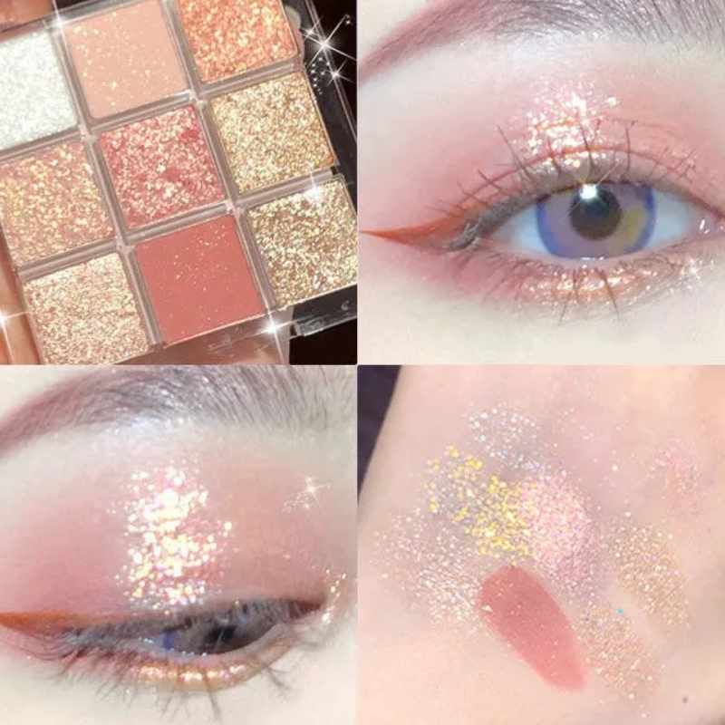 (Hàng Mới Về) Bảng Phấn Mắt 9 Màu Chống Thấm Nước Cao Cấp | BigBuy360 - bigbuy360.vn