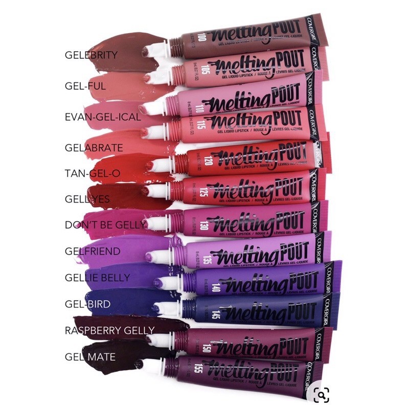 Son gel lì mềm môi Covergirl melting pout gel liquid lipstick