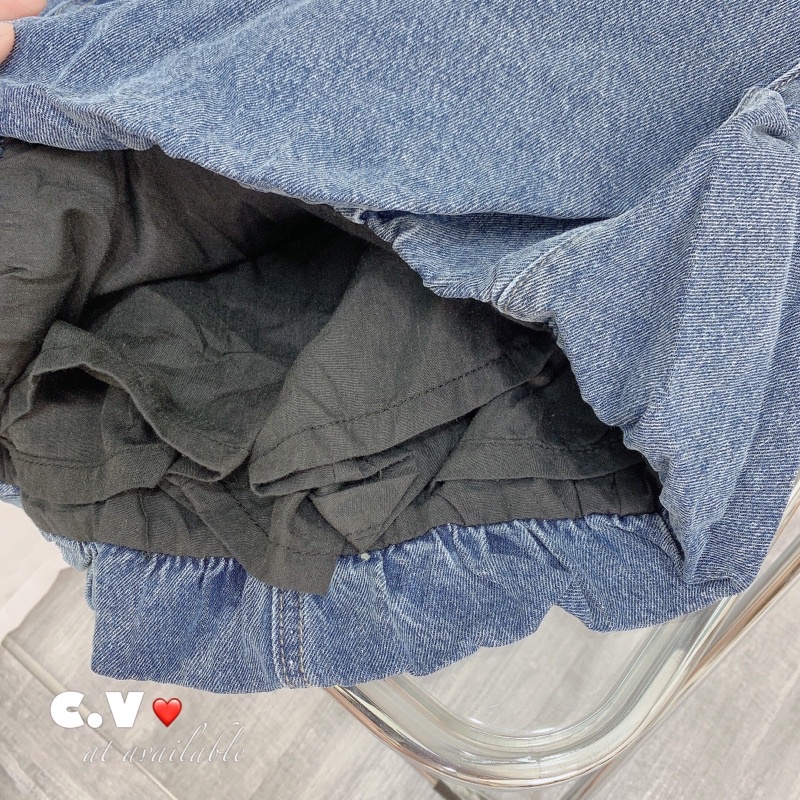 Chân váy bò bom tag G.u.c hàng QCL1