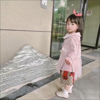 set váy dạ sweet hồng dày dặn cho bé