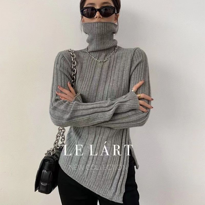 Áo Sweater Tay Dài Cổ Lọ Thời Trang Mùa Đông 2022 Cho Nữ