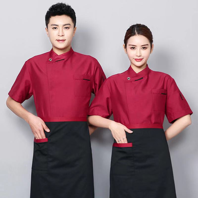 Plus Áo Khoác Đầu Bếp Tay Ngắn / Dài Chuyên Nghiệp