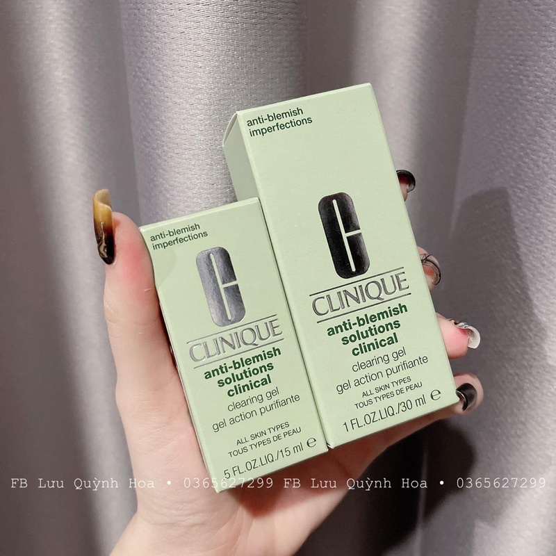 Gel chấm mụn Clinique Anti-Blemish Solutions 15ml và 30ml