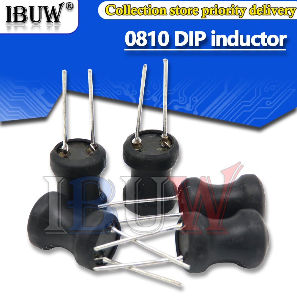 Bộ 10 Cuộn Dây Điện Chữ I 0810 8*10mm 1MH 68uh 100uh 150UH 220 330 470 uH 2.2MH 3.3MH 4.7MH 10MH