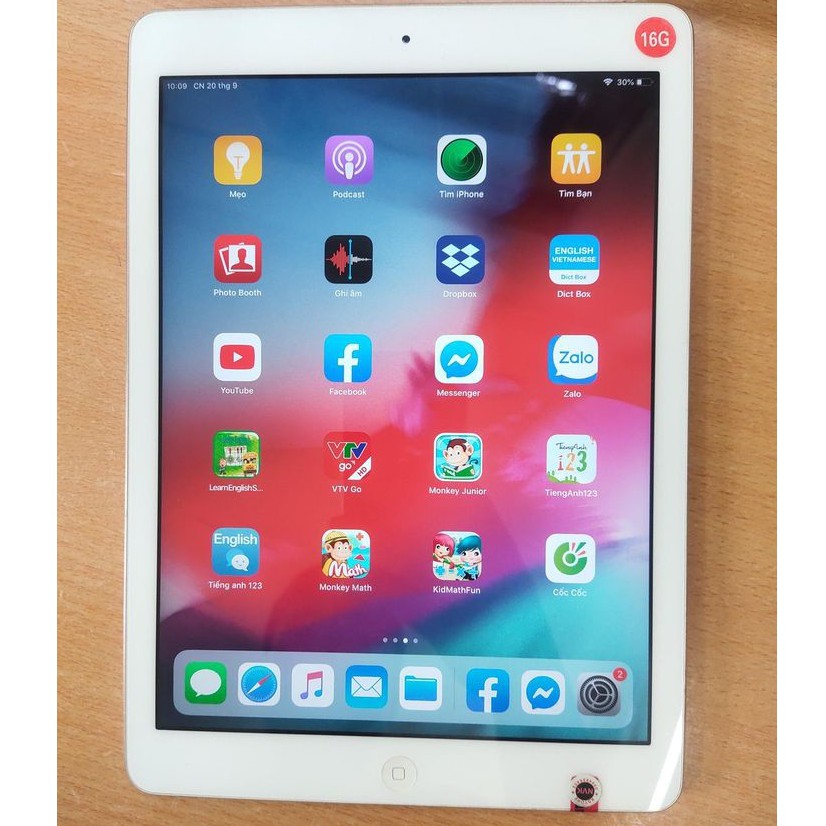 Máy tính bảng air 1 quốc tế 32gb wifi - 4G 99% | BigBuy360 - bigbuy360.vn