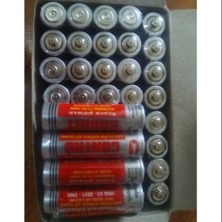 1 vỉ 4 cục pin Con thỏ 2A hoặc 3A 1,5V dùng cho điều khiển tivi, đồng hồ