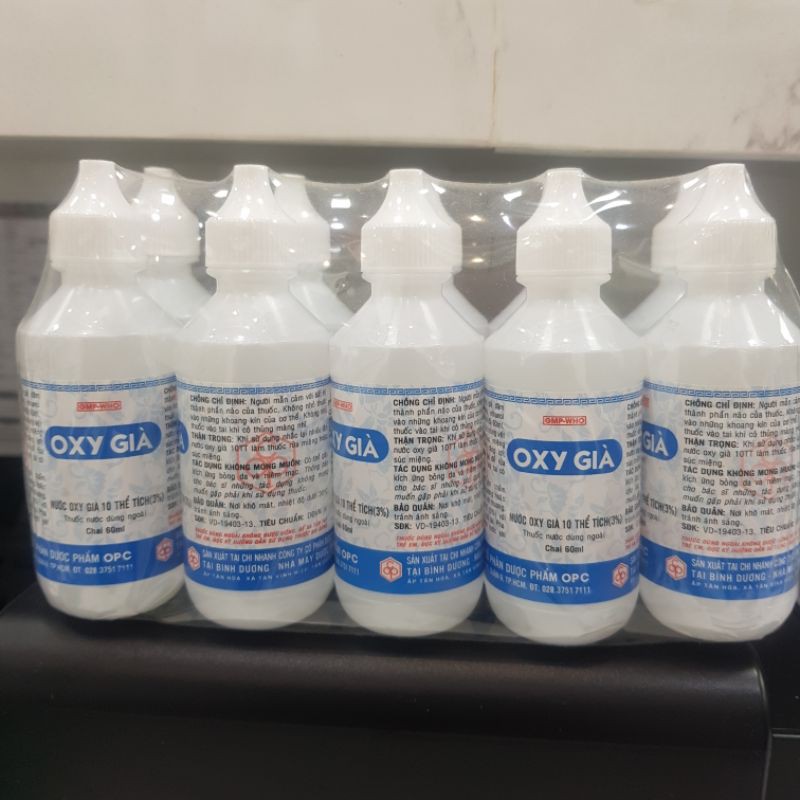 Nước oxy già chai 60ml