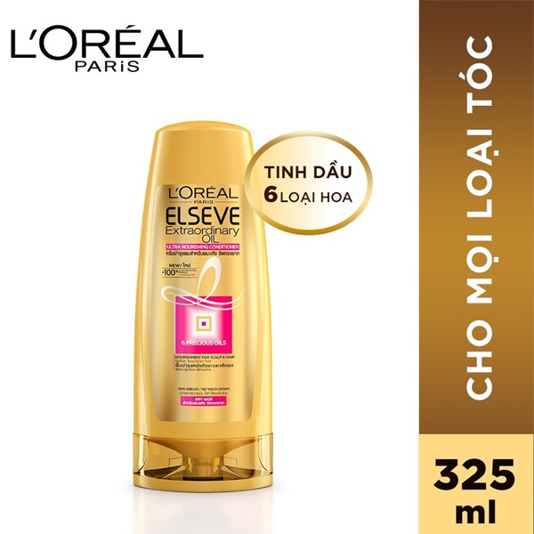 Dầu Gội - Dầu xả Tinh Dầu Hoa Tự Nhiên L'Oréal Paris