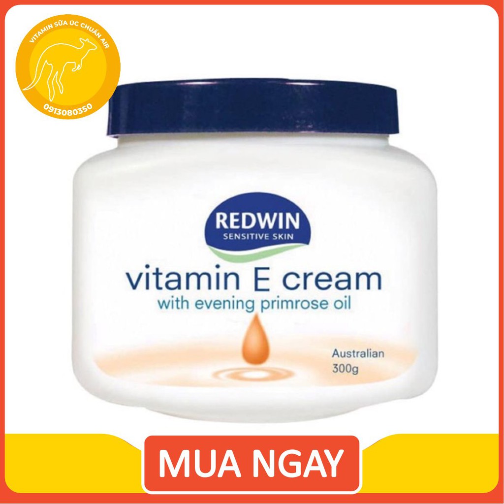 [ CHÍNH HÃNG 100% ] [ĐỦ BILL CHEMIST] Kem dưỡng Redwin Vitamin E 300g