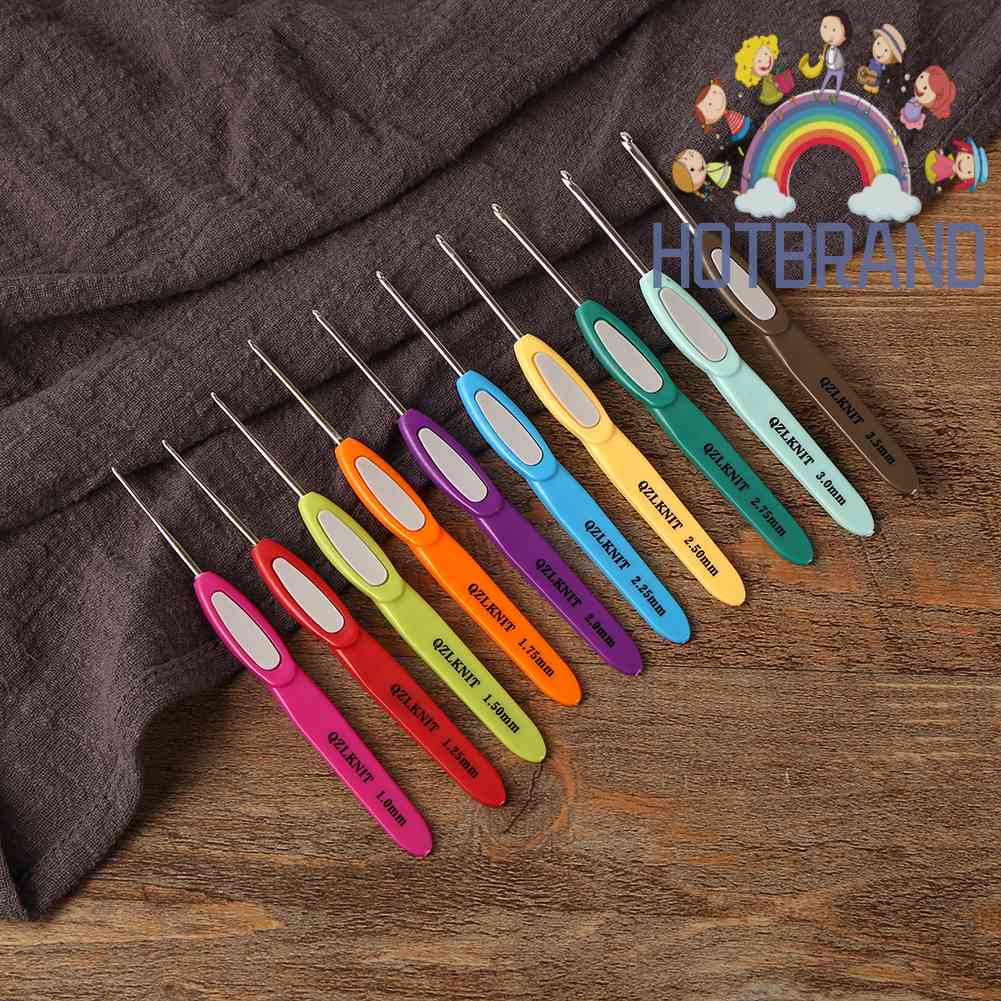 Bộ 10 Kim Móc Len 1.0mm-3.5mm