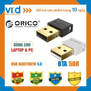 Thiết bị thu USB BLUETOOTH 5.0 , 4.0 ORICO BTA 508 ,BTA-403 - Phân phối chính hãng - Bảo hành 12 tháng