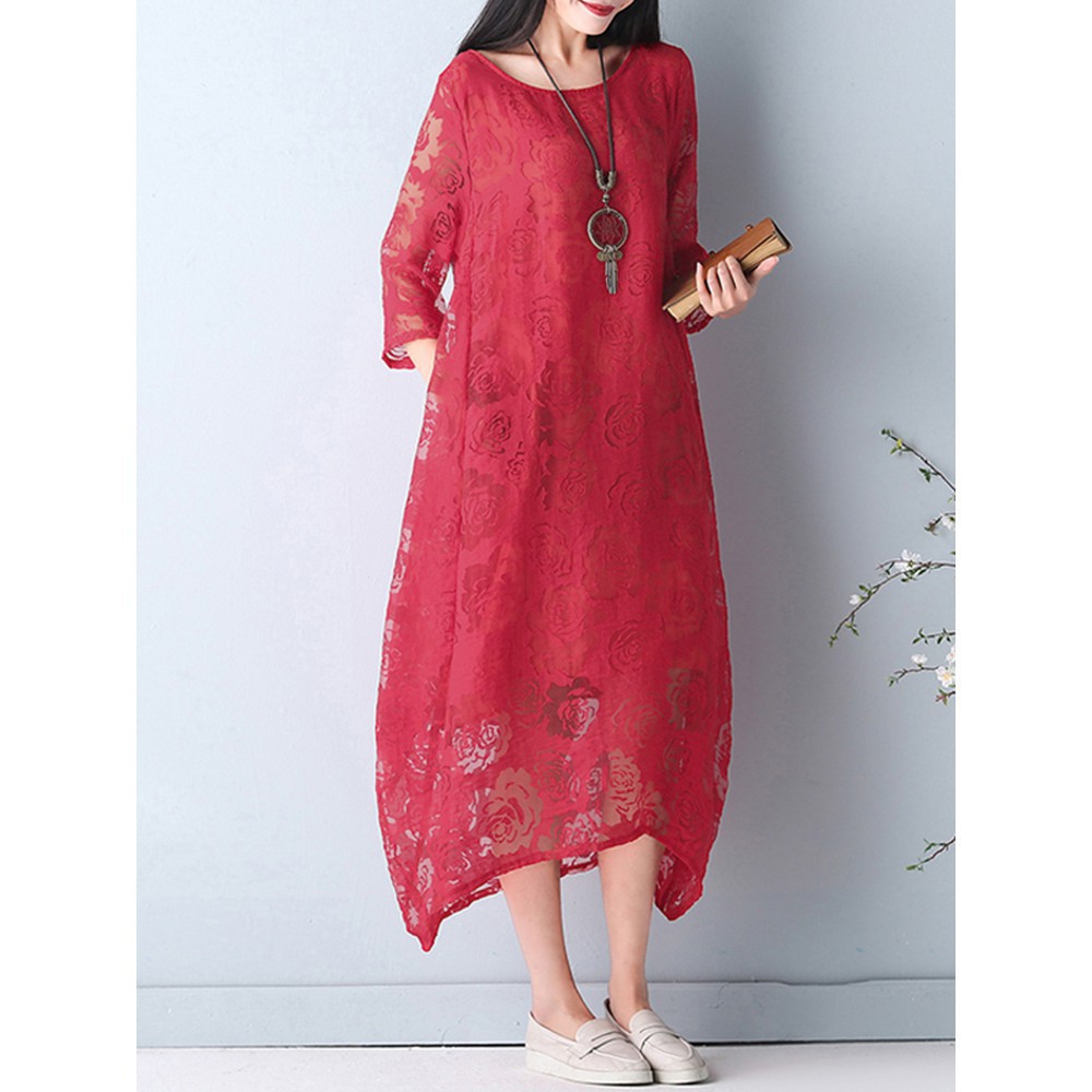 Đầm maxi suông dài thời trang big size