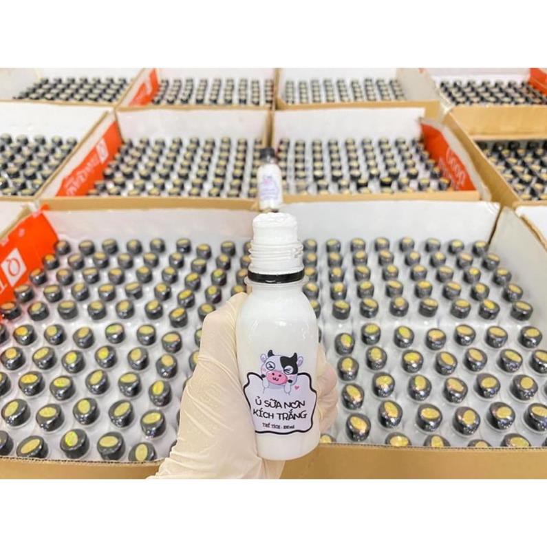 (Tặng cọ đắp mặt) Combo Mặt Nạ Bạc Hà + Sữa non kích trắng da con bò, ủ trắng da | BigBuy360 - bigbuy360.vn